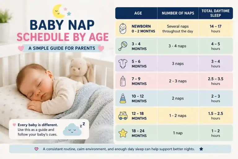 Baby Nap Schedule by Age: A Simple Guide for Parents