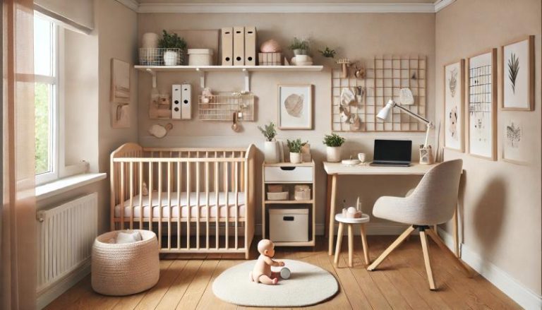 21 Home Office & Nursery Ideas for Small Spaces